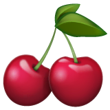 cherries Emoji whatsapp