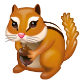 chipmunk Emoji whatsapp
