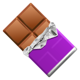 chocolate-bar Emoji whatsapp