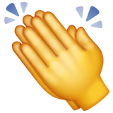 clapping-hands Emoji whatsapp