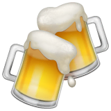 clinking-beer-mugs Emoji whatsapp