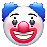 clown-face Emoji whatsapp