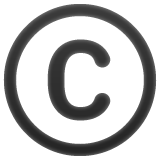 copyright Emoji whatsapp