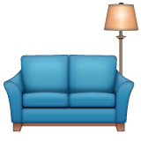 couch-and-lamp Emoji whatsapp