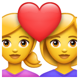 couple-with-heart-woman-woman Emoji whatsapp