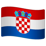 🇭🇷 Флаг Хорватии Эмодзи в WhatsApp