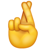 crossed-fingers Emoji whatsapp