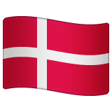 Flagge von Dänemark Emoji WhatsApp