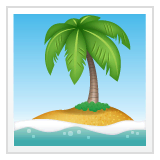 Desert Island Emoji on WhatsApp