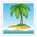 desert-island Emoji whatsapp