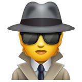 Detektiv(in) Emoji WhatsApp