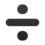 divide Emoji whatsapp