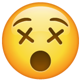 dizzy-face Emoji whatsapp