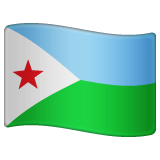 Bandiera del Gibuti Emoji WhatsApp