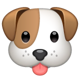 dog-face Emoji whatsapp