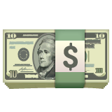 dollar-banknote Emoji whatsapp