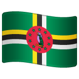 Bandiera della Dominica Emoji WhatsApp