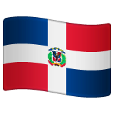 Флаг Доминиканской Республики Эмодзи в WhatsApp