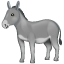donkey Emoji whatsapp