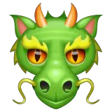 Dragon Face Emoji on WhatsApp