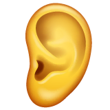 ear Emoji whatsapp
