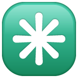 Восьмиконечная звездочка on WhatsApp