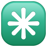 eight-spoked-asterisk Emoji whatsapp