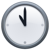 eleven-oclock Emoji whatsapp