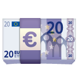euro-banknote Emoji whatsapp