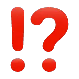 ⁉️ Exclamation Question Mark Emoji on WhatsApp