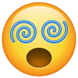 face-with-spiral-eyes Emoji whatsapp