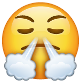 face-with-steam-from-nose Emoji whatsapp