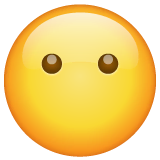 face-without-mouth Emoji whatsapp