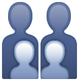 Family: Adult, Adult, Child, Child on WhatsApp