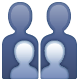 family-adult-adult-child-child Emoji whatsapp