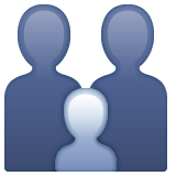 family-adult-adult-child Emoji whatsapp