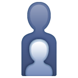 family-adult-child Emoji whatsapp