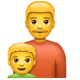 family-man-boy Emoji whatsapp