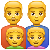 family-man-man-boy-boy Emoji whatsapp