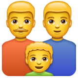 family-man-man-boy Emoji whatsapp