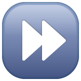 fast-forward-button Emoji whatsapp