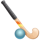 🏑 Mazza e palla da hockey su prato Emoji su WhatsApp