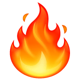 🔥 Fire Emoji on WhatsApp