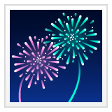 fireworks Emoji whatsapp