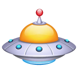 flying-saucer Emoji whatsapp