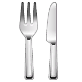 fork-and-knife Emoji whatsapp