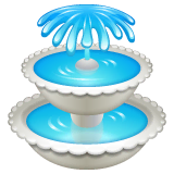 fountain Emoji whatsapp