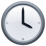 four-oclock Emoji whatsapp