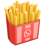 french-fries Emoji whatsapp