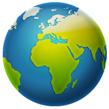 globe-showing-europe-africa Emoji whatsapp